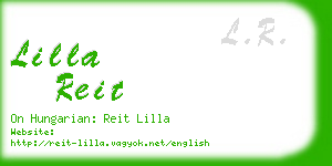 lilla reit business card